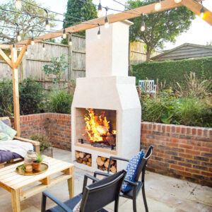 Volcanic Garden Fireplace barbecue - medium model